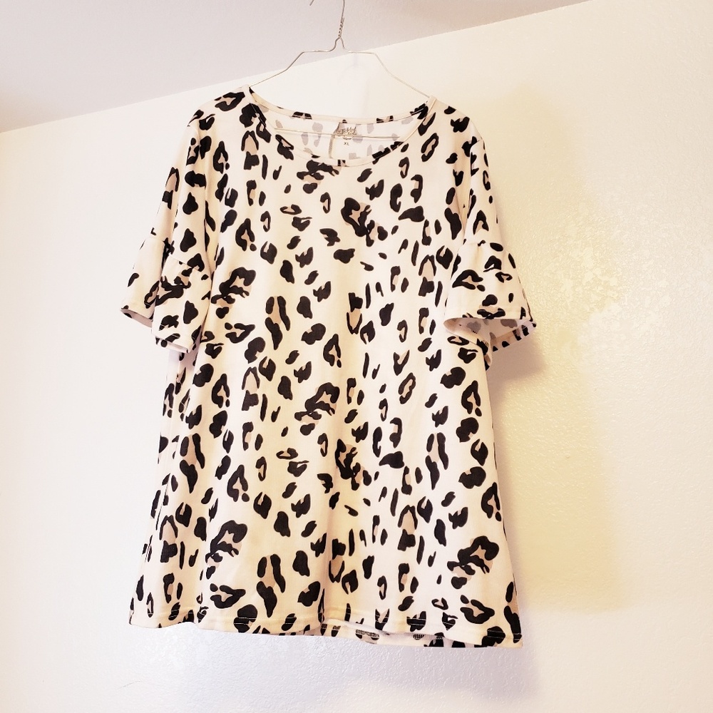 Leopard print blouse